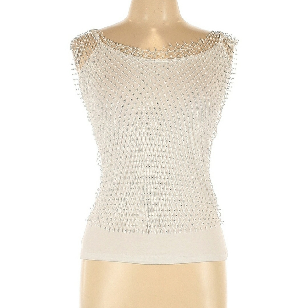 Akira Rhinestone Mesh Top - Picture 6 of 12